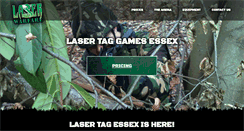 Desktop Screenshot of laserwarfare.co.uk